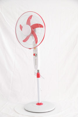 High Speed Solar Rechargeable Stand Fan , Floor Standing Solar Pedestal Fan